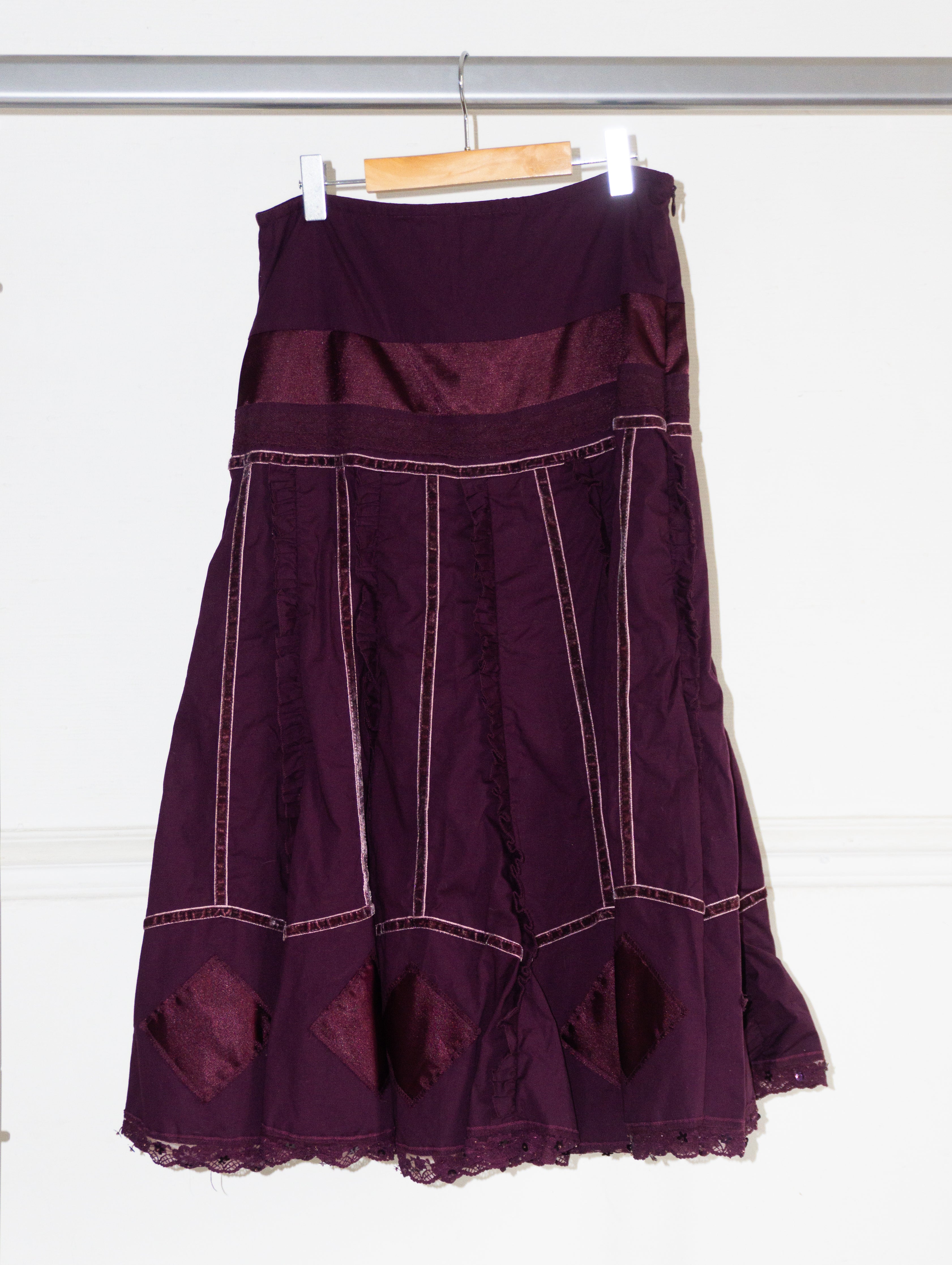 Jupe Évasée à Volants T.36