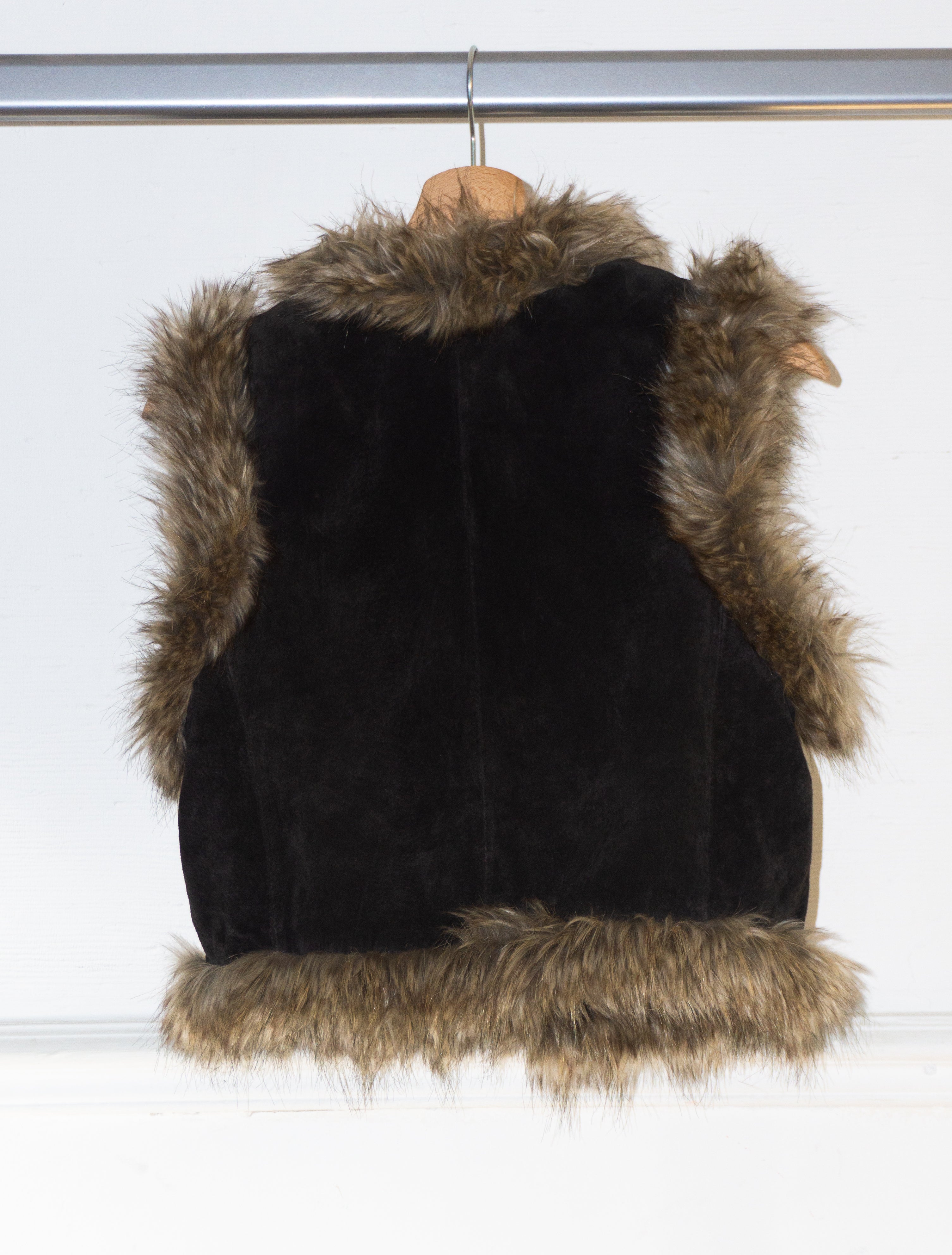 Gilet Peau Sans Manche T.36/38