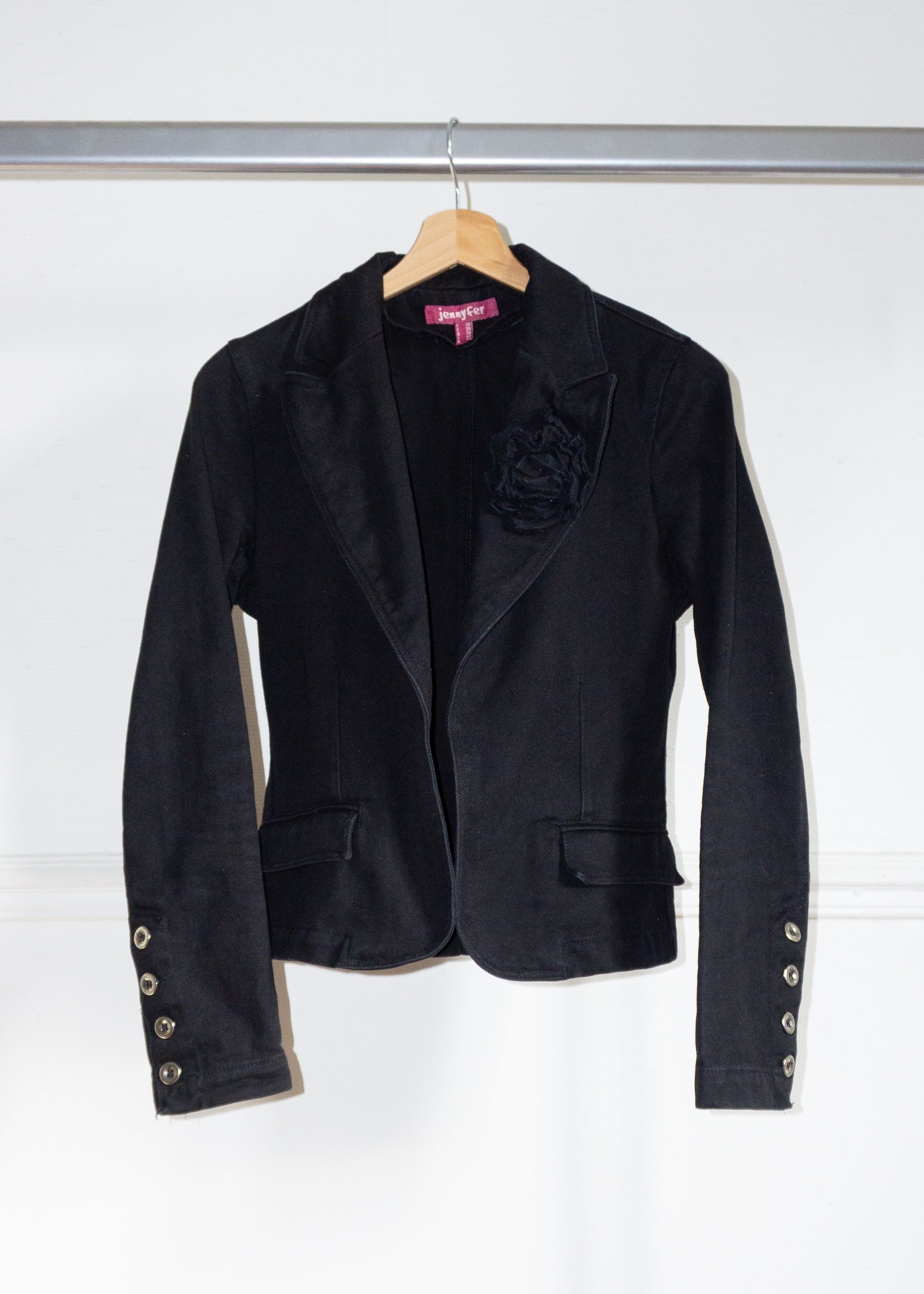 Veste Blazer Fleur au Col T.36
