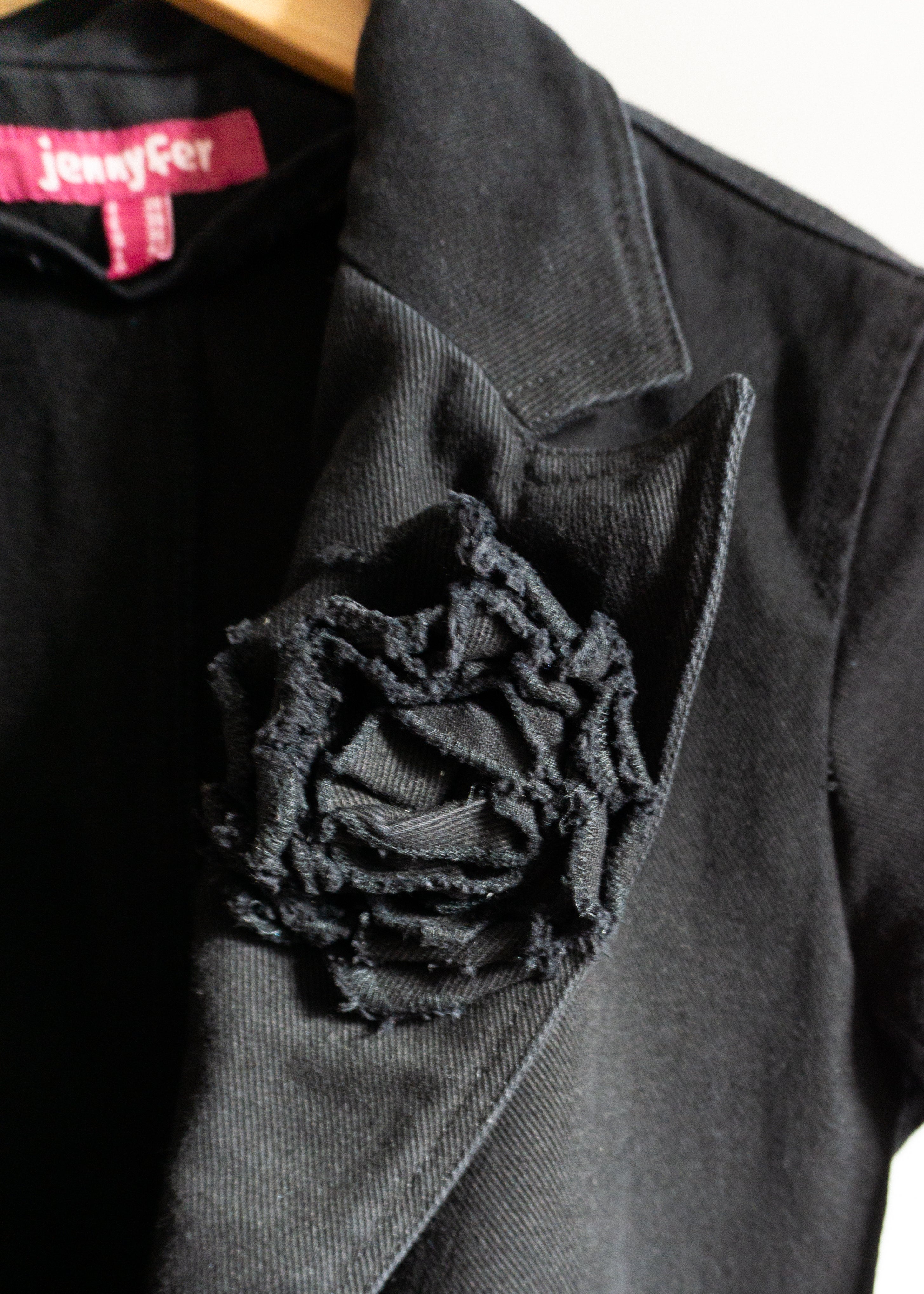 Veste Blazer Fleur au Col T.36