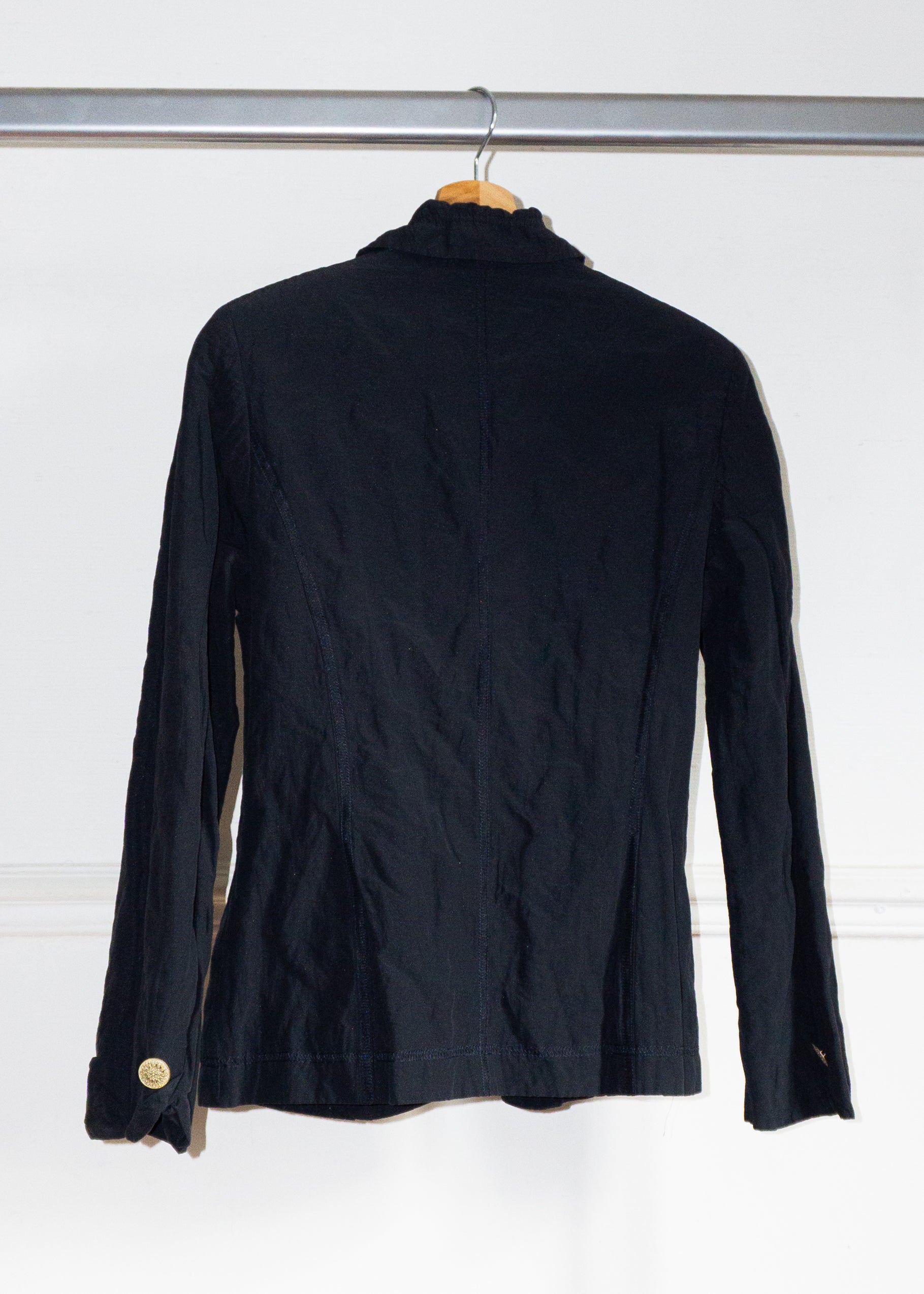 Veste en Nylon Col Froncé T.38