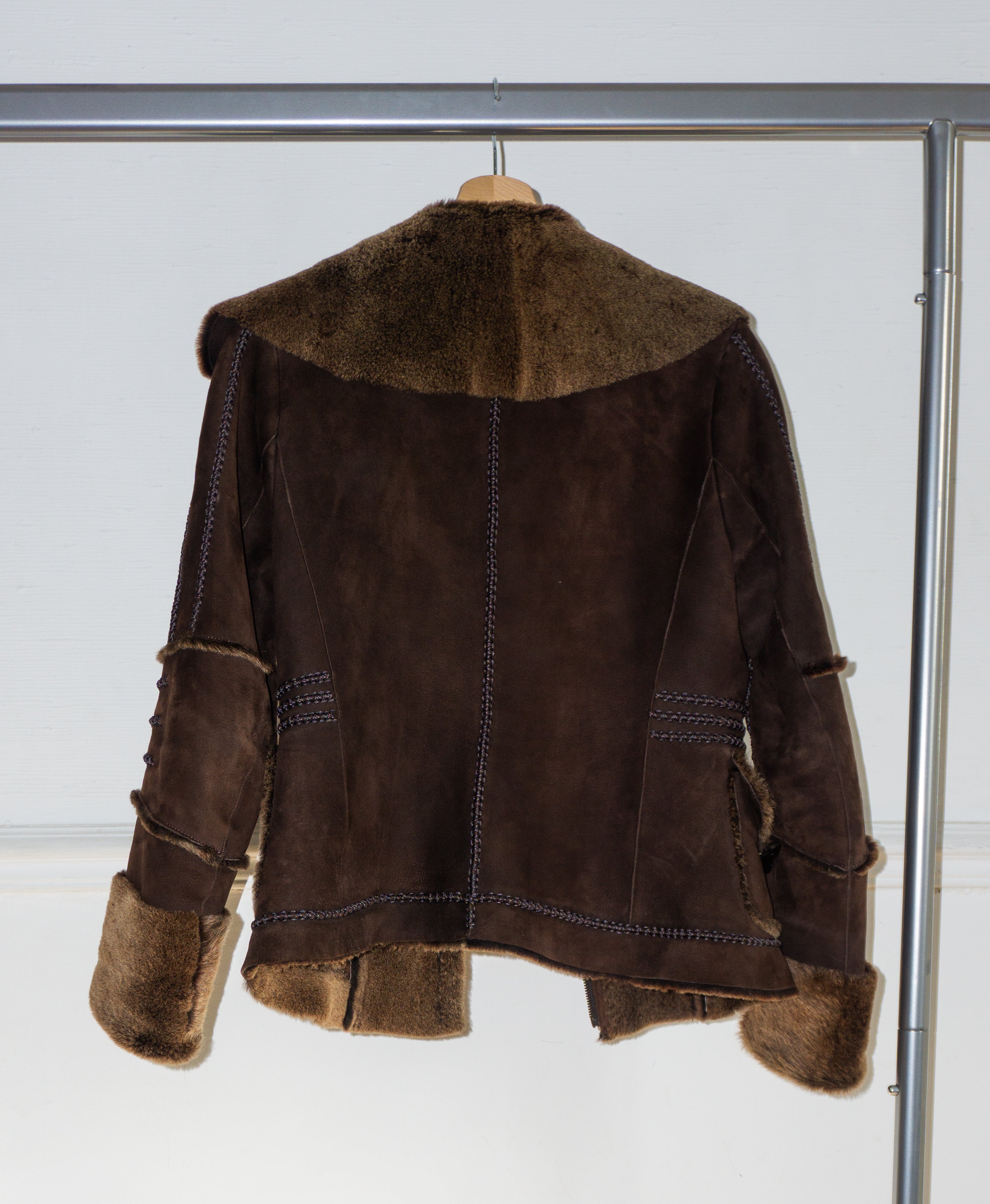 Veste en Peau Lainé d'Agneau T.34