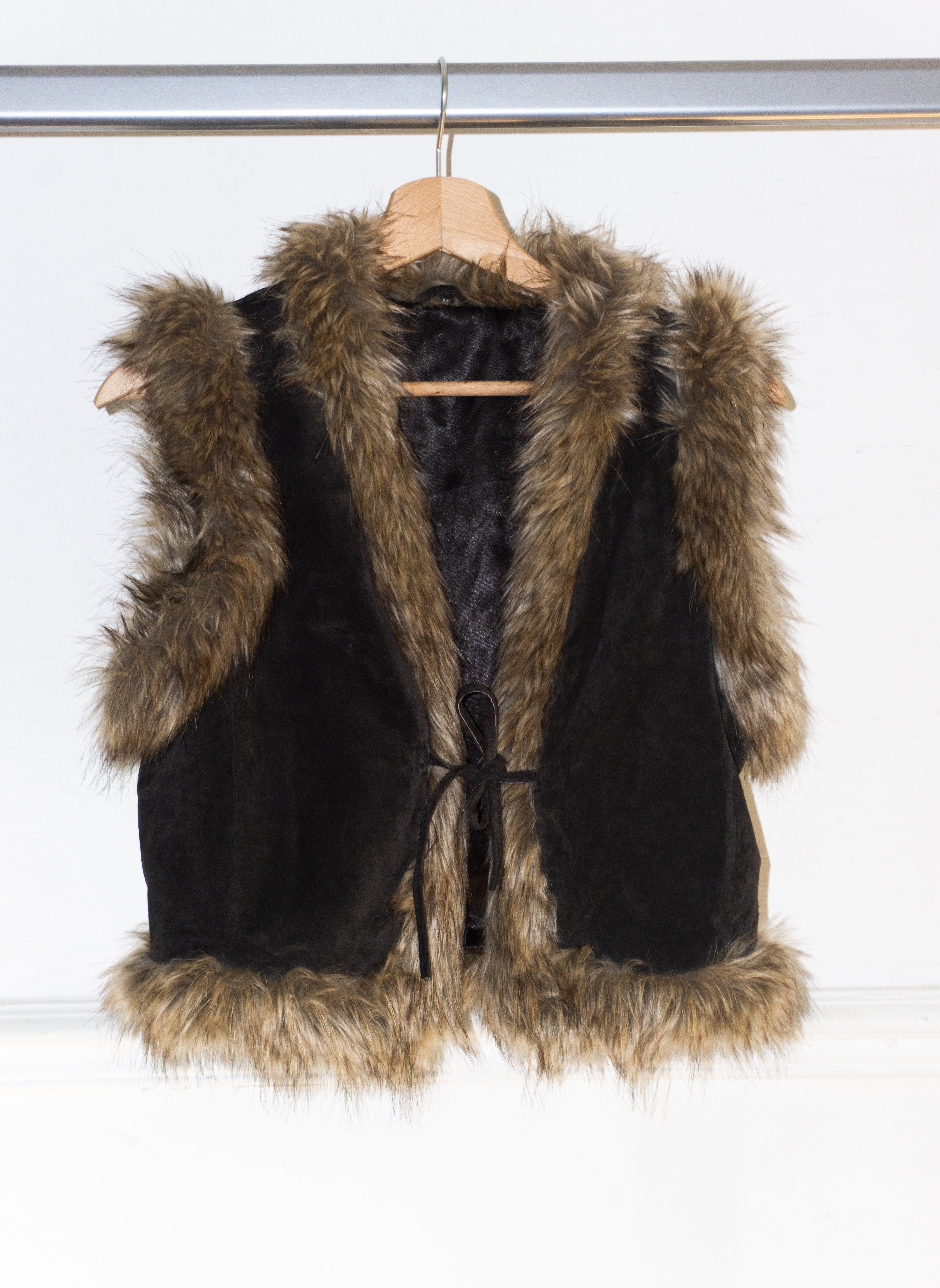 Gilet Peau Sans Manche T.36/38